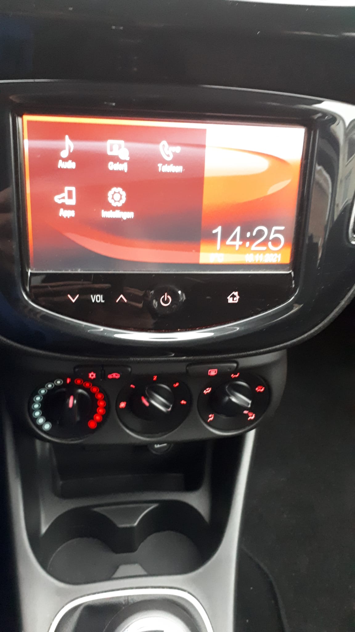 Opel Corsa middenconsole