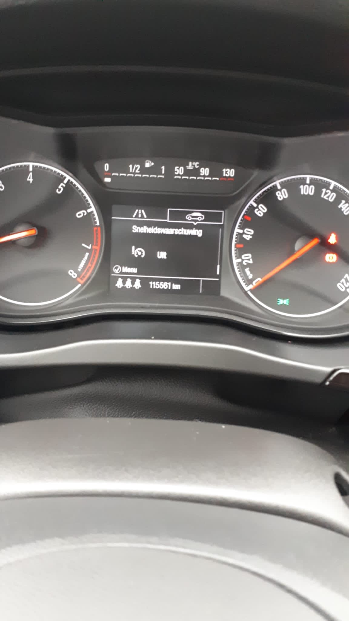 Opel Corsa dashboard